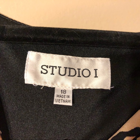 NWT! Studio One cheetah print dress - Picture 4 of 6